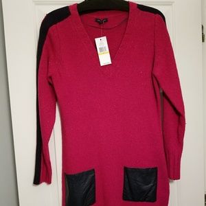 Pink and Navy Tommy Hilfiger Sweaterdress